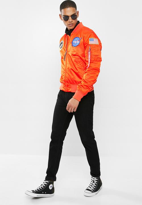 Alpha Industries - Ma-1 vf nasa camo - orange