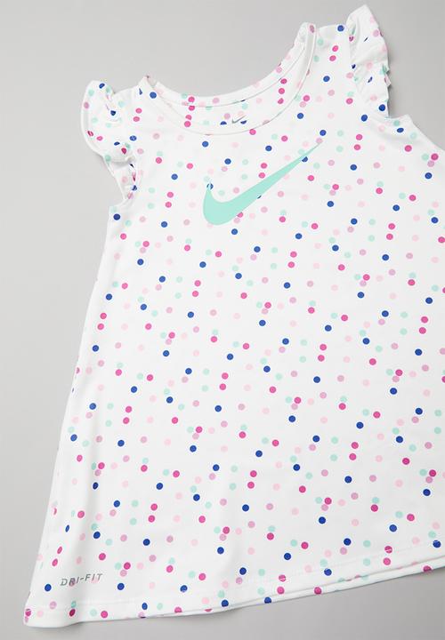 Nike - Nkg df dot aop dress - white