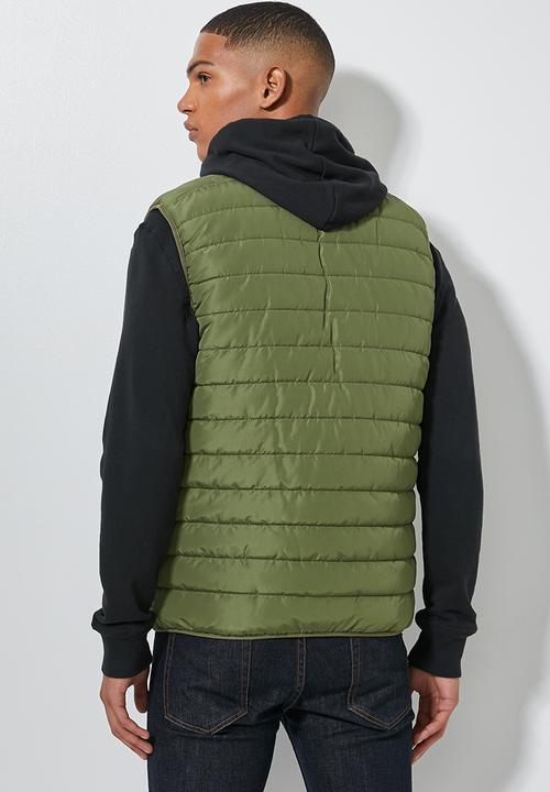Superbalist - Lightweight sleeveless puffer jacket - green