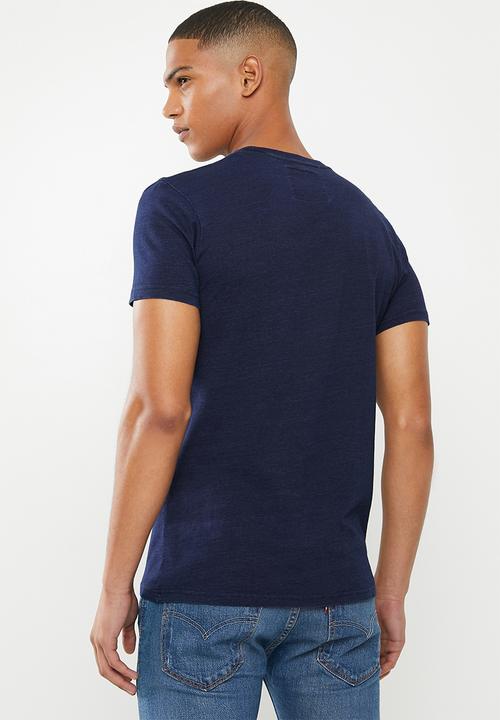 Superdry. - Denim goods co tee - blue
