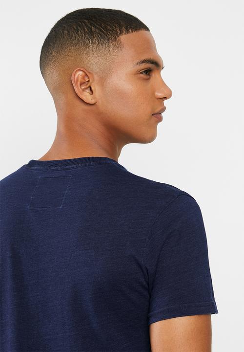 Superdry. - Denim goods co tee - blue