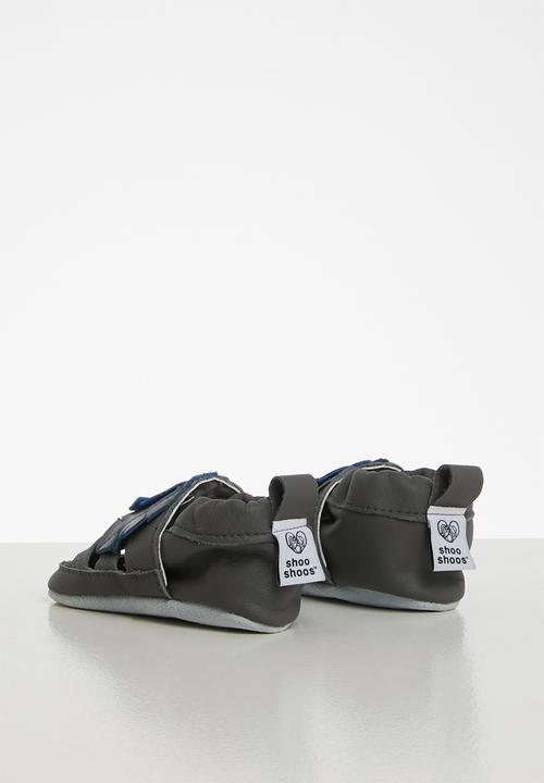 shooshoos - Feather leather slip-on - grey