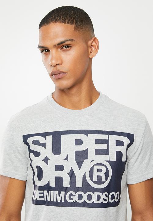 Superdry. - Denim goods co tee - grey