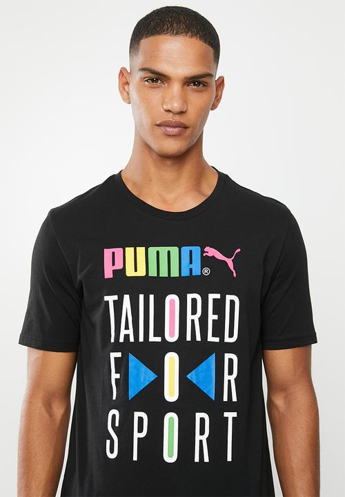 PUMA - Graphic tfs tee - black