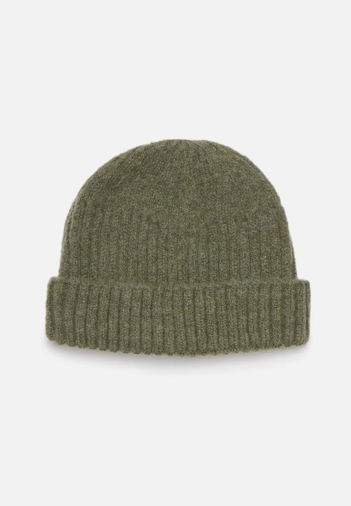 Superbalist - Short beanie - green