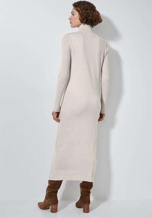 Superbalist - Organic cotton knitwear dress - neutral
