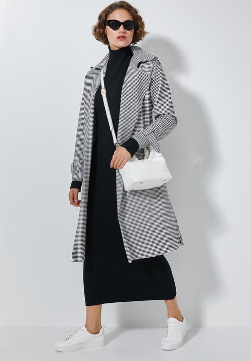 Superbalist - Organic cotton knitwear dress - black
