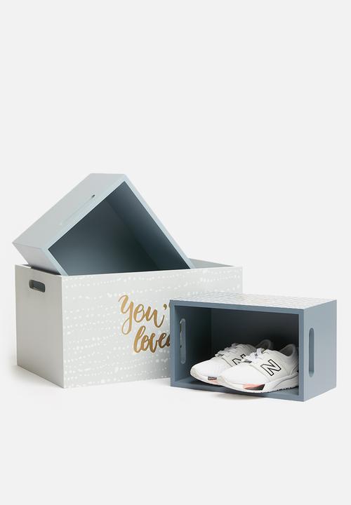 H&S - Crate set of 3 - blue