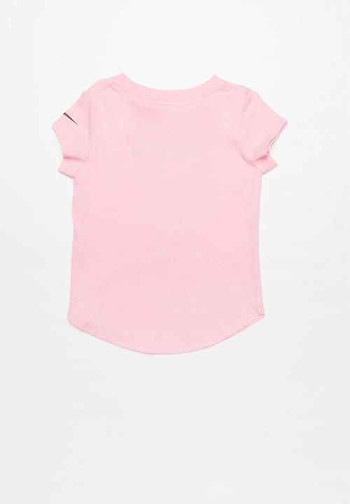 Nike - Faux heather scoop tee - pink