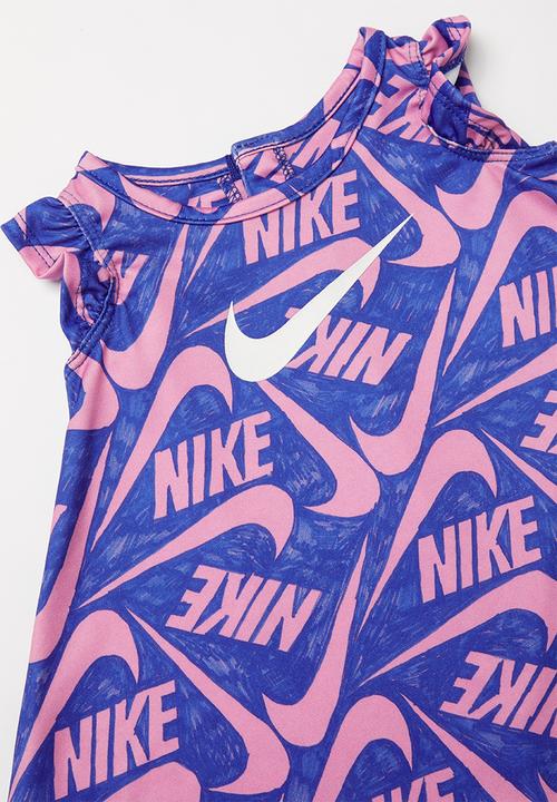 Nike - Nkg df marker mash aop dress - magic flamingo