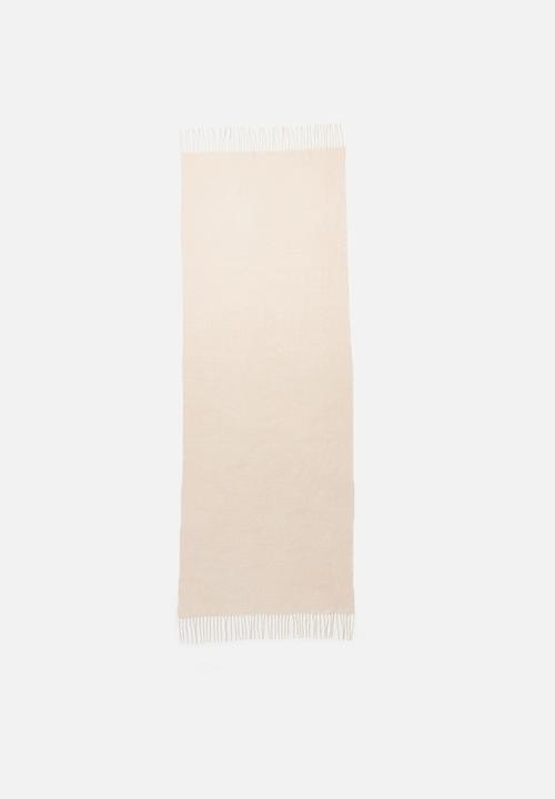 edit - Fringed infinity scarf - peach