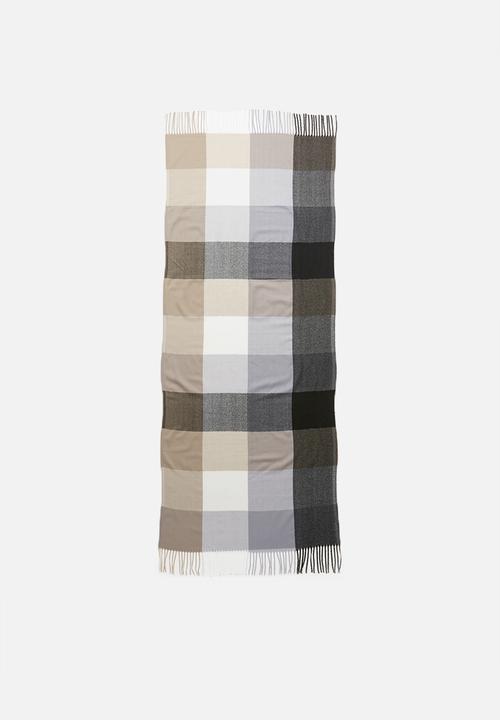 edit - Colourblack scarf - multi