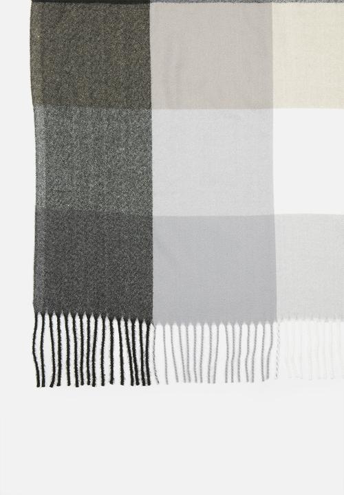 edit - Colourblack scarf - multi
