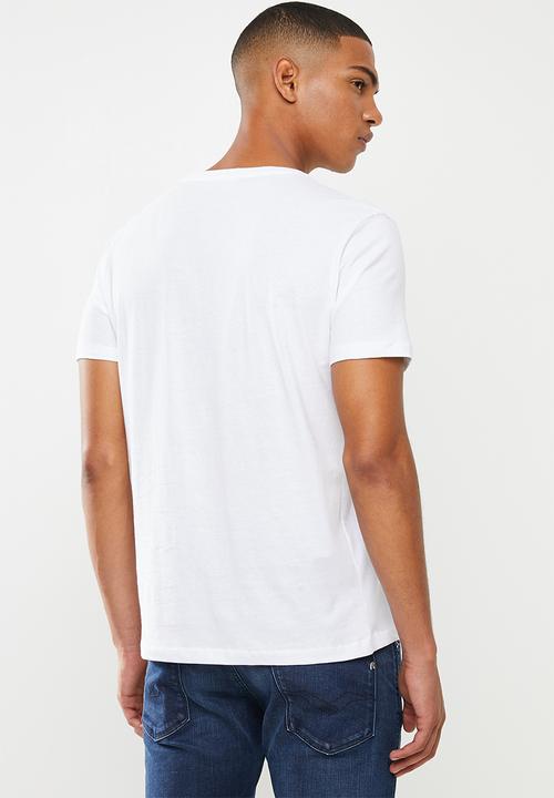 Replay - Premium pigment wash tee - white