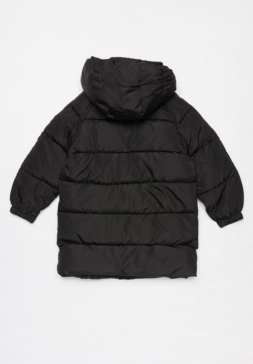 Pop Candy - Long length puffer - black