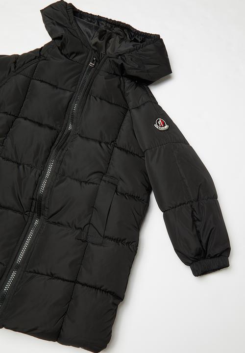 Pop Candy - Long length puffer - black