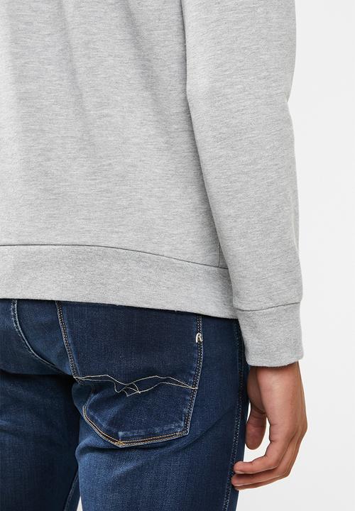 Replay - Replay label crew sweat - grey