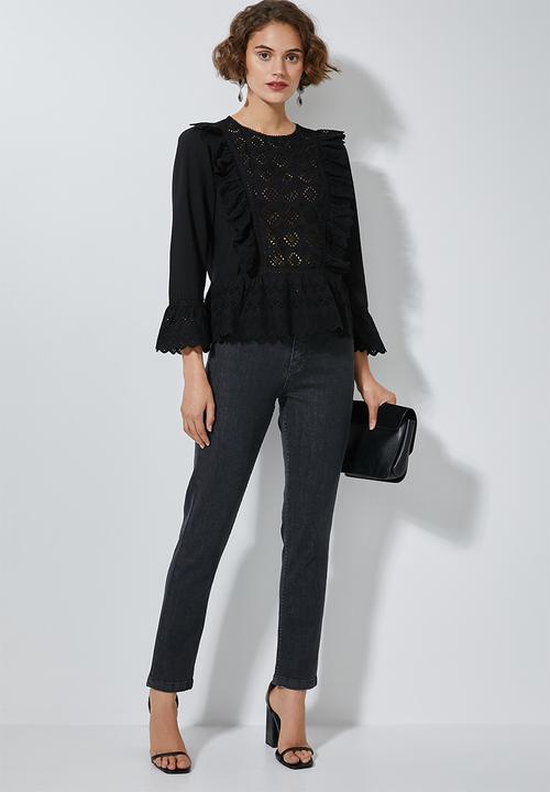 Superbalist - Straight leg - black