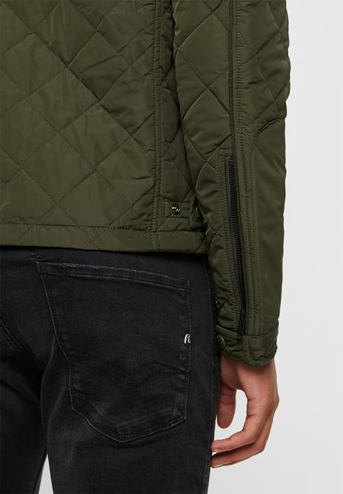 Replay - Quilted military jacket - olive