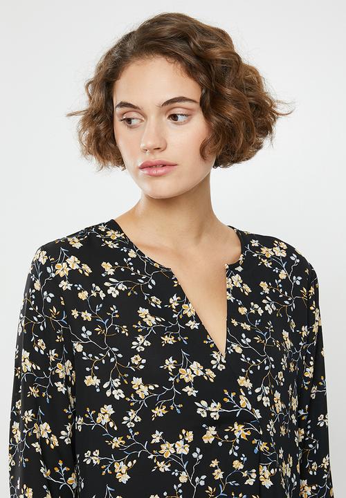 Jacqueline de Yong - Zoey v-neck blouse - multi