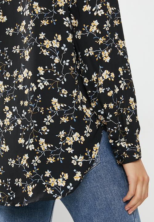 Jacqueline de Yong - Zoey v-neck blouse - multi