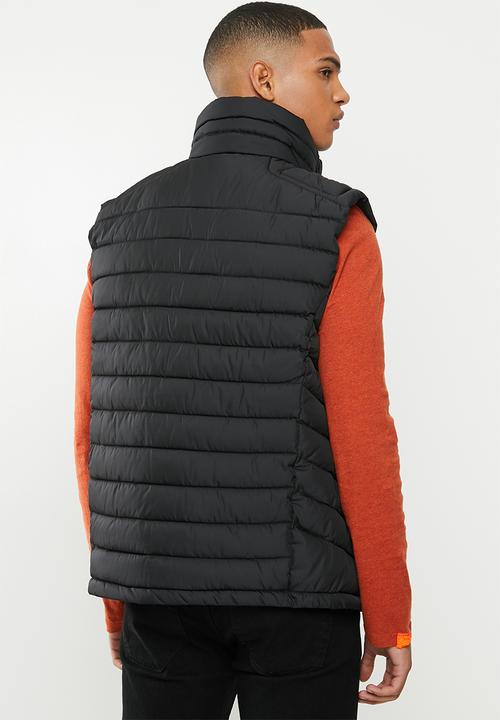 Superdry. - Double zip fuji gilet - black