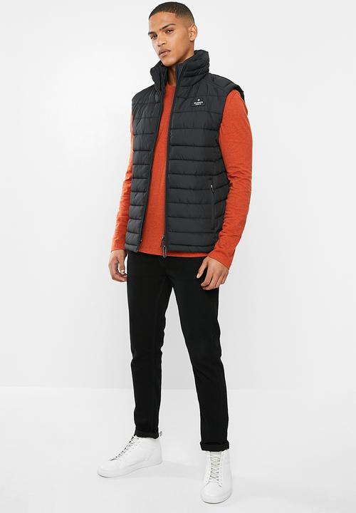 Superdry. - Double zip fuji gilet - black