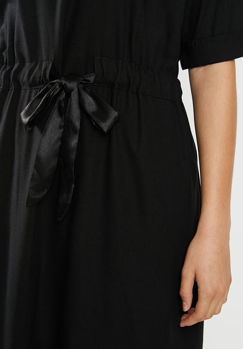 Jacqueline de Yong - Alexa belted dress - black