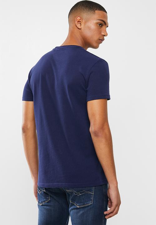 Superdry. - Vintage logo tee - navy