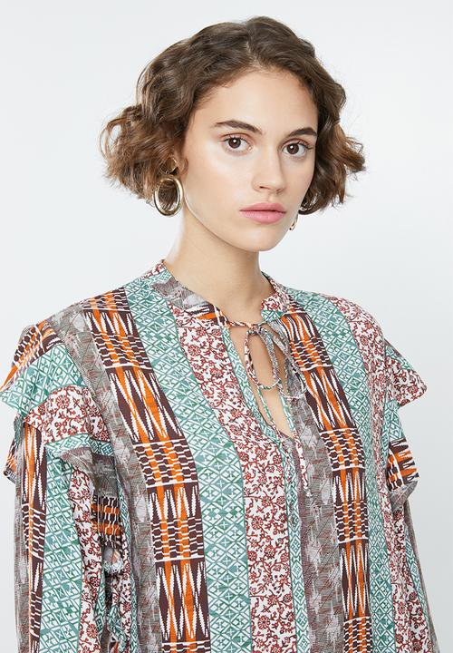 Superbalist - Ruffle femme blouse - multi