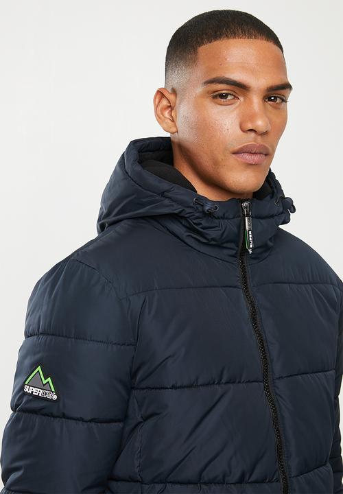 Superdry. - Sports puffer jacket - navy