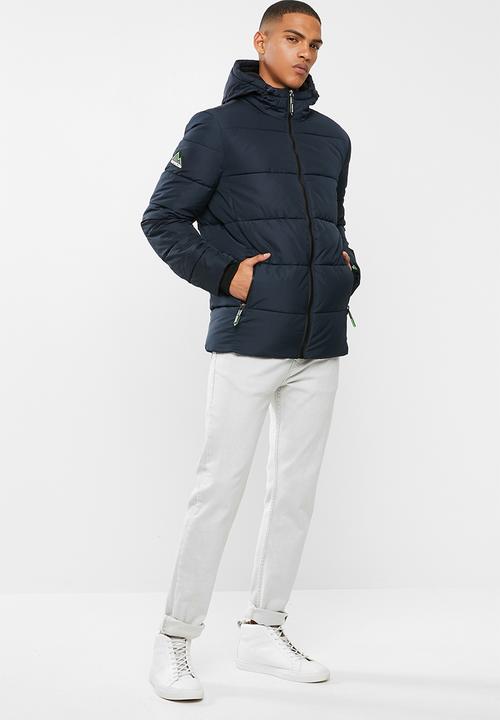 Superdry. - Sports puffer jacket - navy