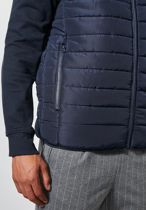 Superbalist - Lightweight sleeveless puffer jacket - navy