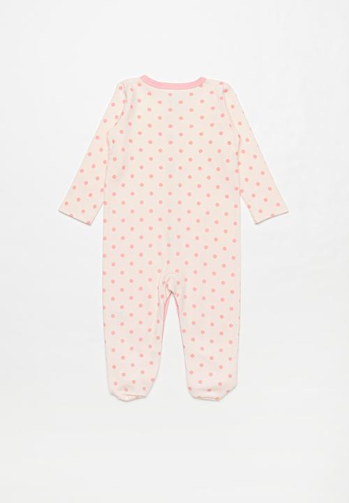 Pop Candy - Baby long sleeve sleepsuit - pink 