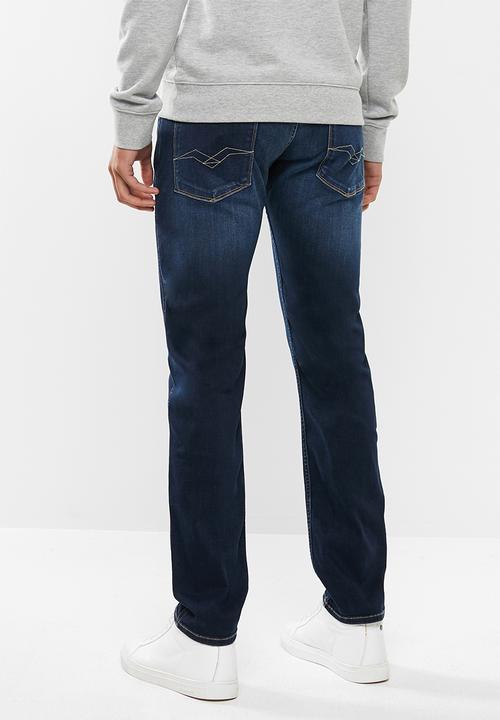 Replay - Skinny mid wash jeans - blue