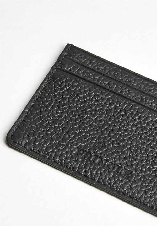 Pringle of Scotland - Myles leather card holder - black