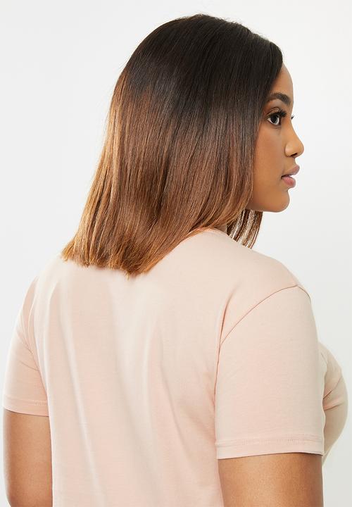 POLO - Plus Briana rhinestone stretch tee - blush