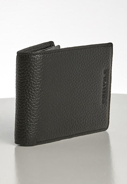 Pringle of Scotland - Dex  bifold  leather wallet - black