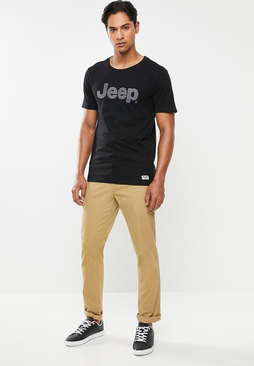 JEEP - Large logo tee - black