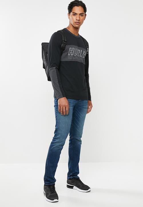 Hurley - Harvey onshore tee - black