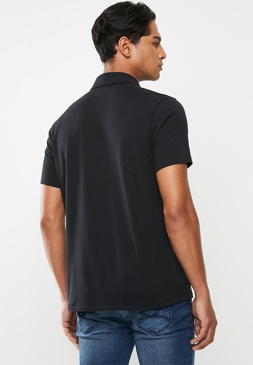 Hurley - Harvey solid polo - black