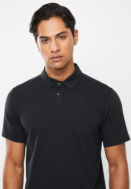 Hurley - Harvey solid polo - black