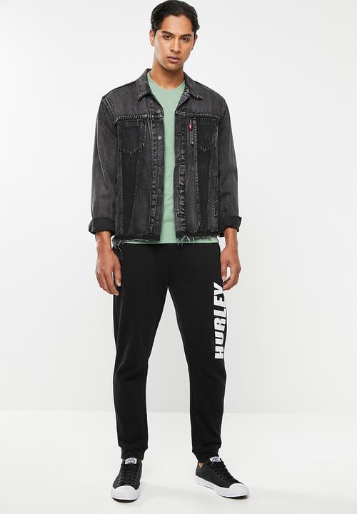Hurley - Staple icon reflective tee - green