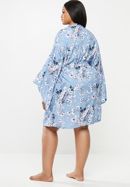 Superbalist - Plus robe - blue cherry blossom