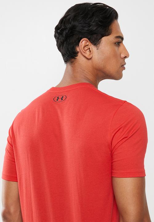 Under Armour - Sportstyle logo tee - red & white