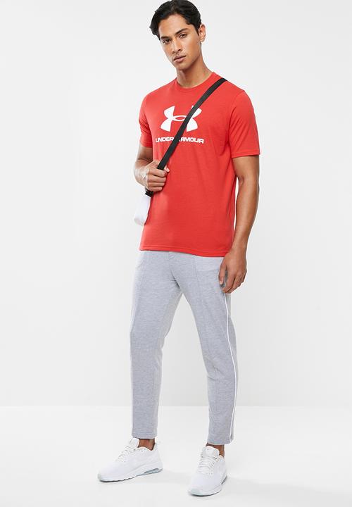 Under Armour - Sportstyle logo tee - red & white