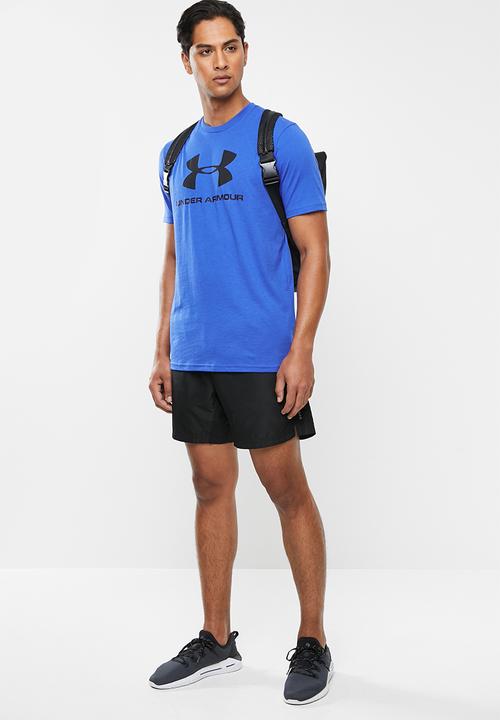 Under Armour - Sportstyle logo tee - blue & black 