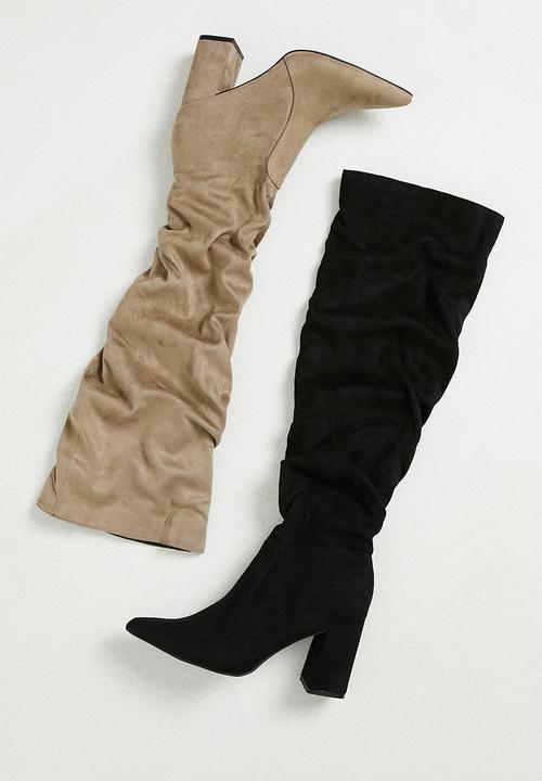 Superbalist - Kadie over-the-knee boot - taupe 