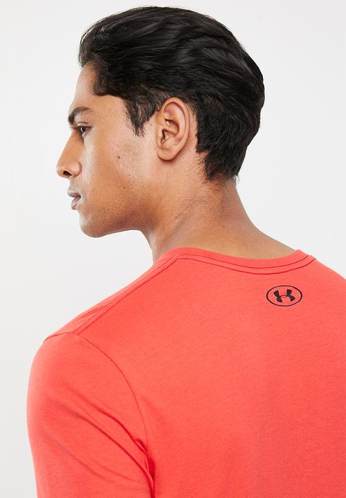 Under Armour - Sportstyle logo long sleeve tee - red & black