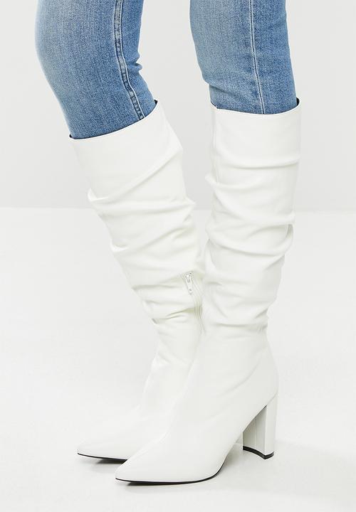 Superbalist - Nicole knee-high boot - white